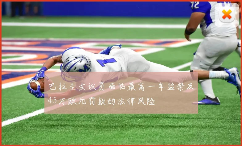 巴拉圭女议员面临最高一年监禁及45万欧元罚款的法律风险